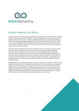 Ethical Property Tax Policy 2021